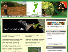 Tablet Screenshot of curacaofootprint.org